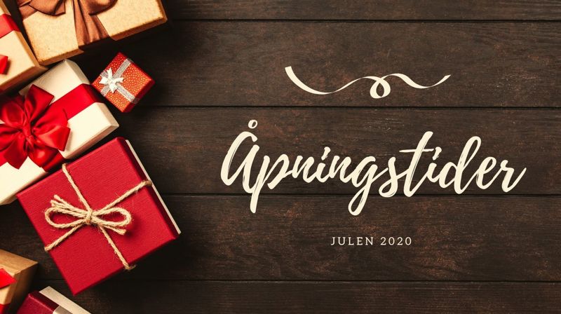 Åpningstider julen 2020