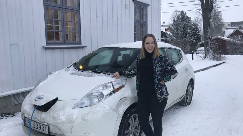 Ingrid og bilen