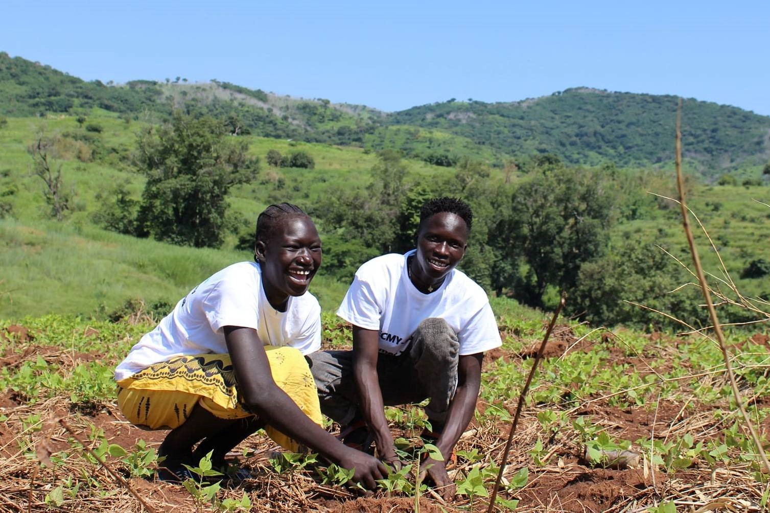 PLANTET TRÆR: Under ungdomsleiren «Summer Together» var treplanting én av mange aktiviteter. Foto: NMS.