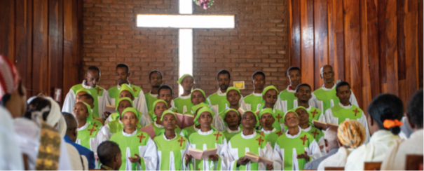 Sangen er viktig i etiopiske gudstjenester. Foto: NMS