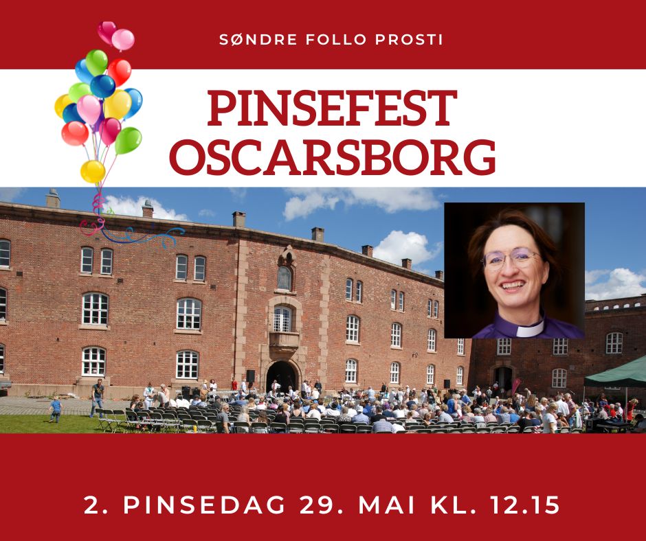 Synstolkning: bilde av biskop Kari Mangrud Alvsvåg og Oscarsborg festning.