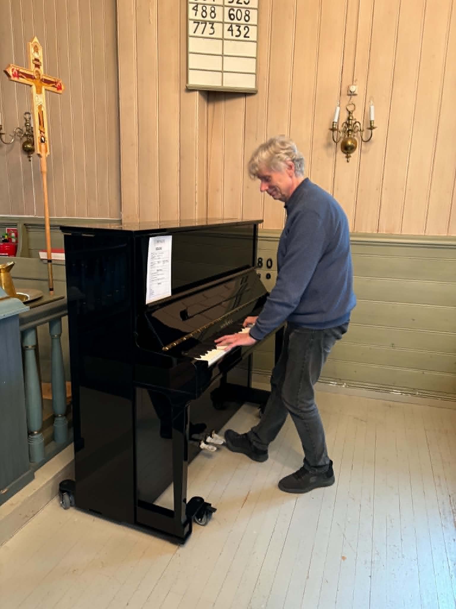 Nytt piano i Nordby