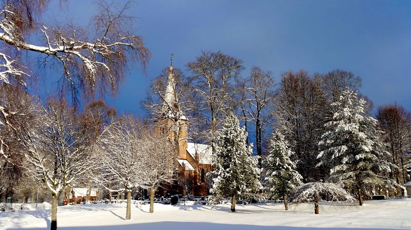 Julaften i Asker kirke
