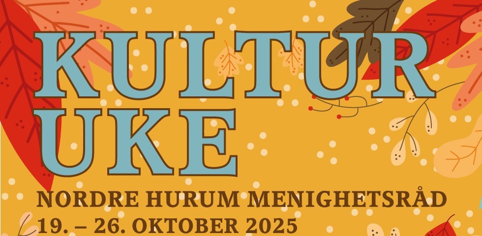 Plakat til Kulturuke i Nordre Hurum