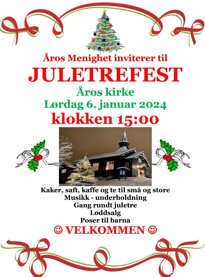 JULETREFEST I ÅROS KIRKE 06.01.24