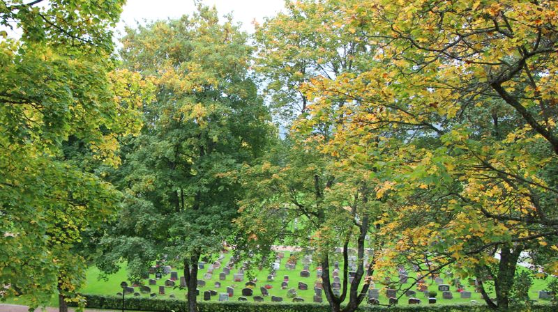 Høst på kirkegårdene