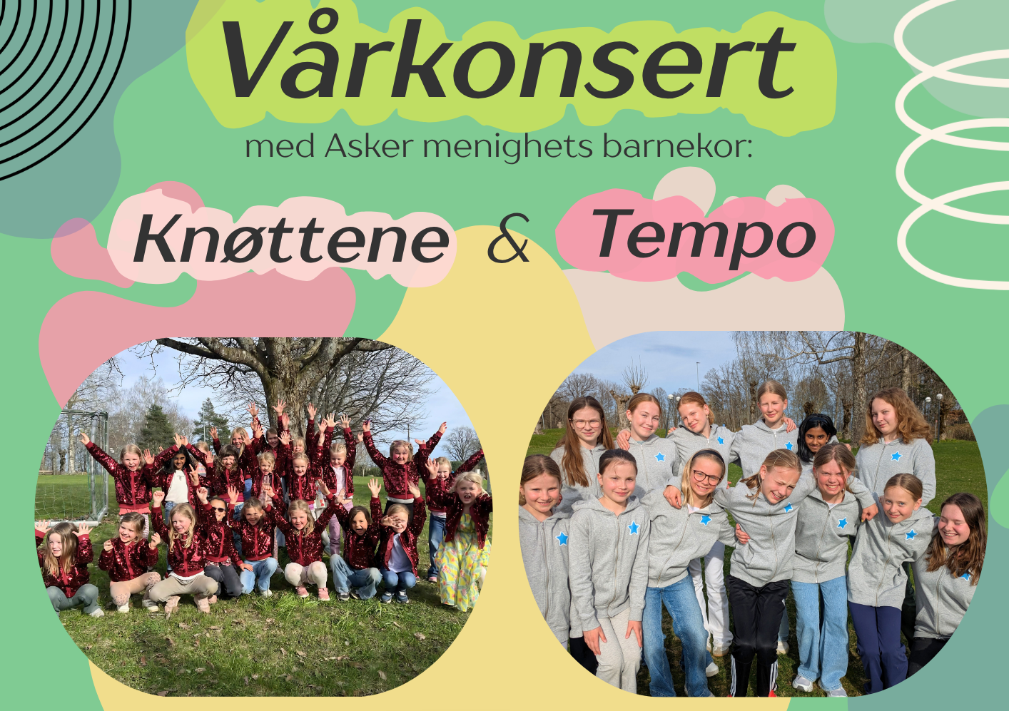 Vårkonsert med Asker kirkes barnekor 6. mai