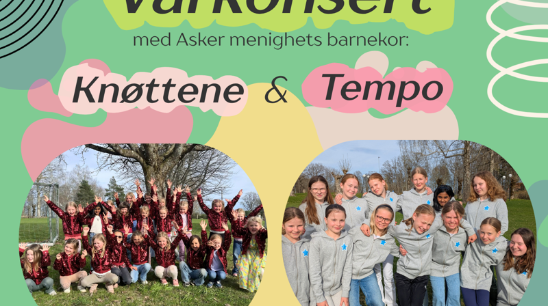 Vårkonsert med Asker kirkes barnekor 6. mai