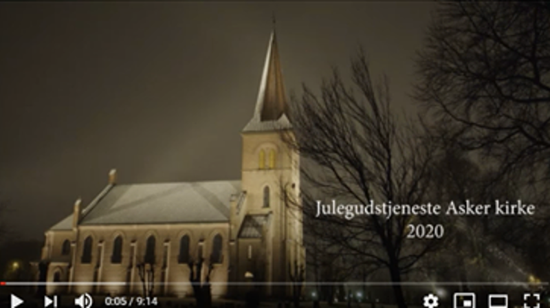 Julegudstjeneste i Asker kirke