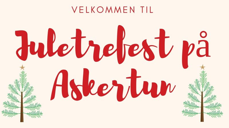 Asker menighets tradisjonelle juletrefest. Onsdag 8. januar kl. 16.30-18.30