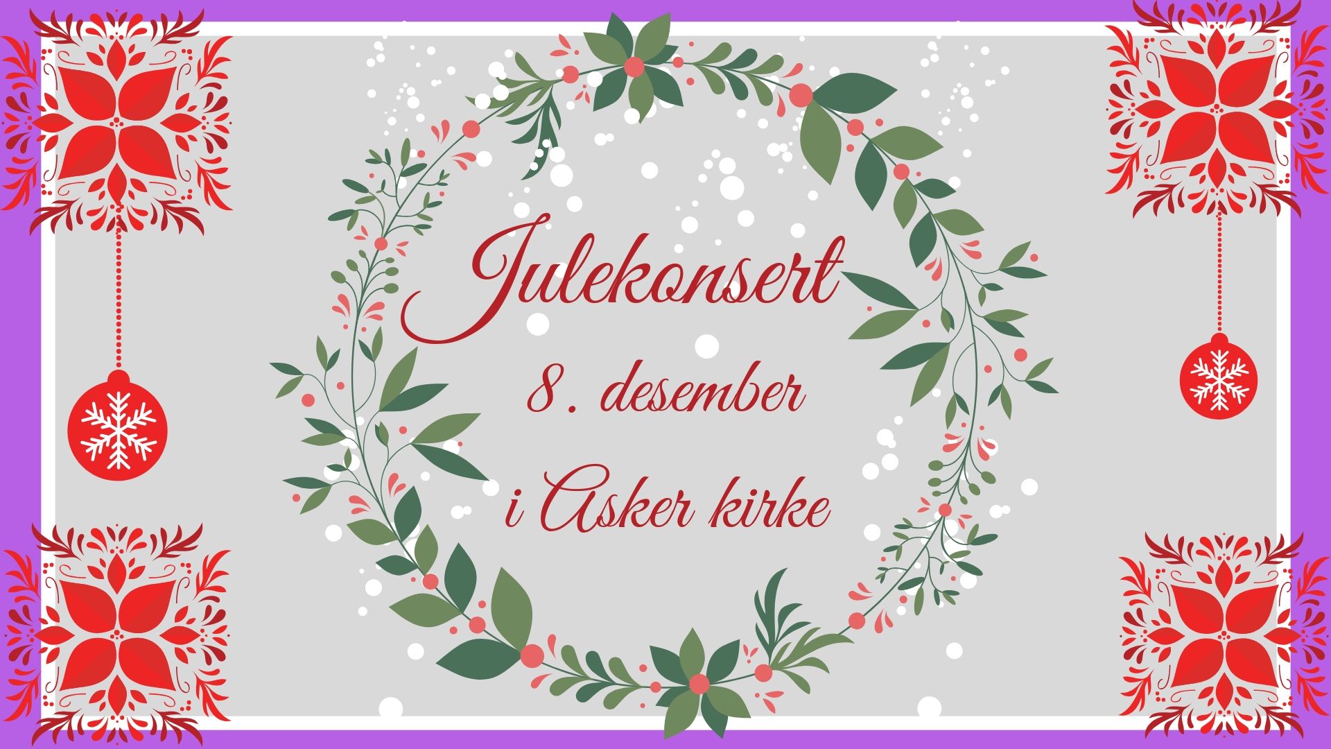 Julekonsert 8. desember