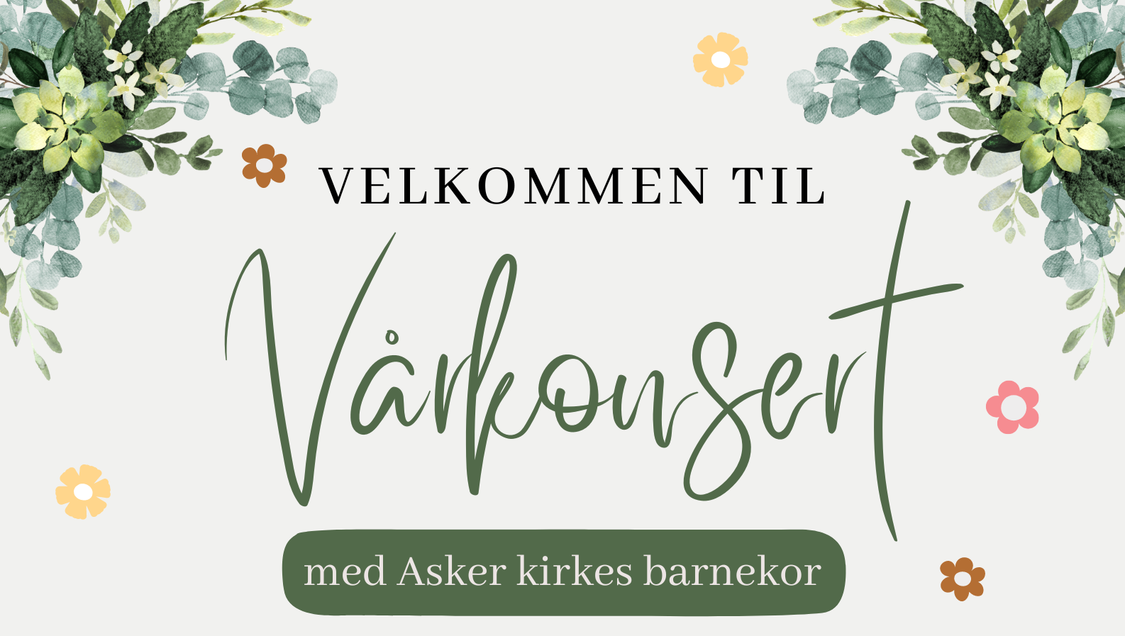 Vårkonsert med Asker kirkes barnekor