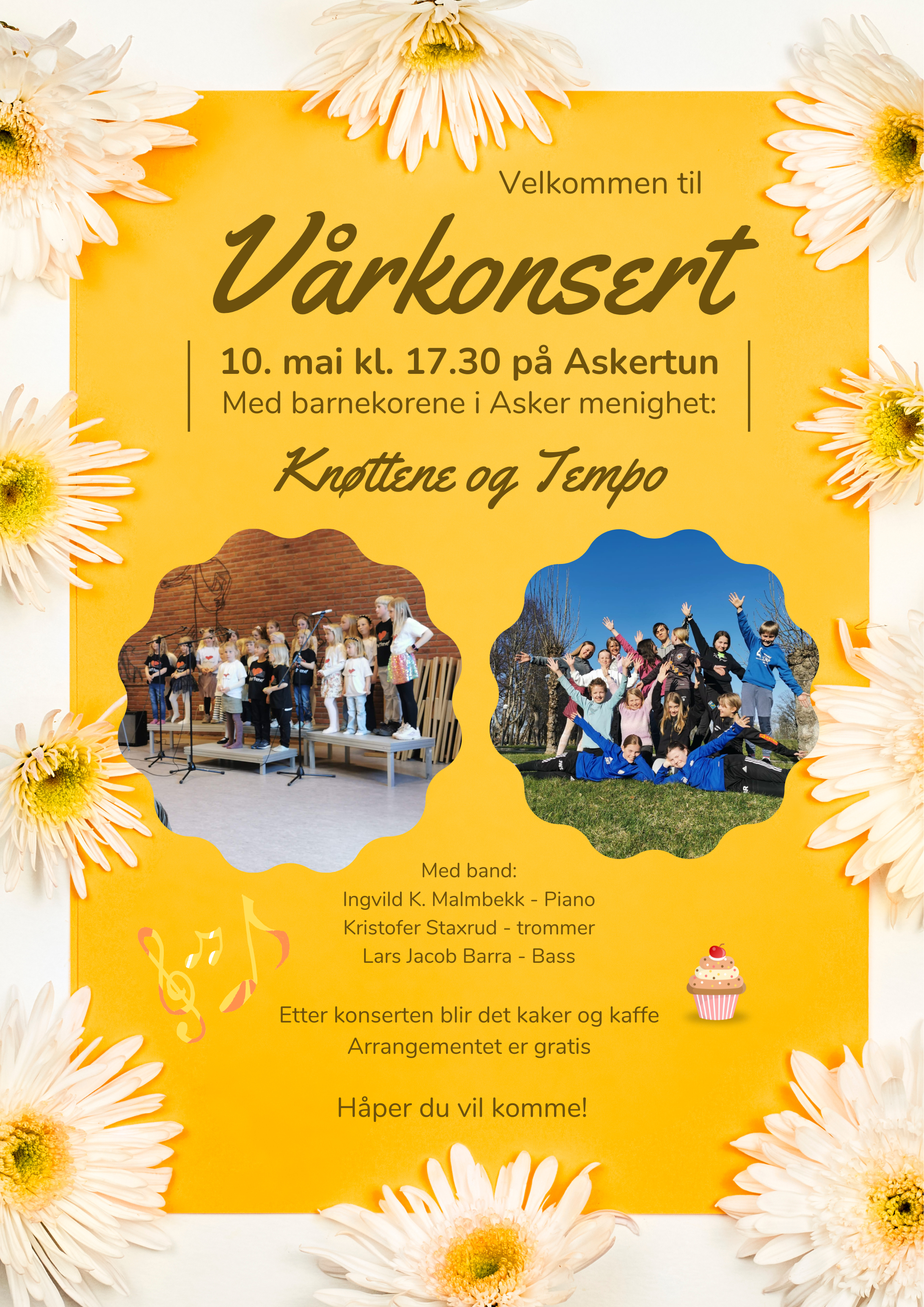 Vårkonsert med Asker kirkes barnekor 10. mai