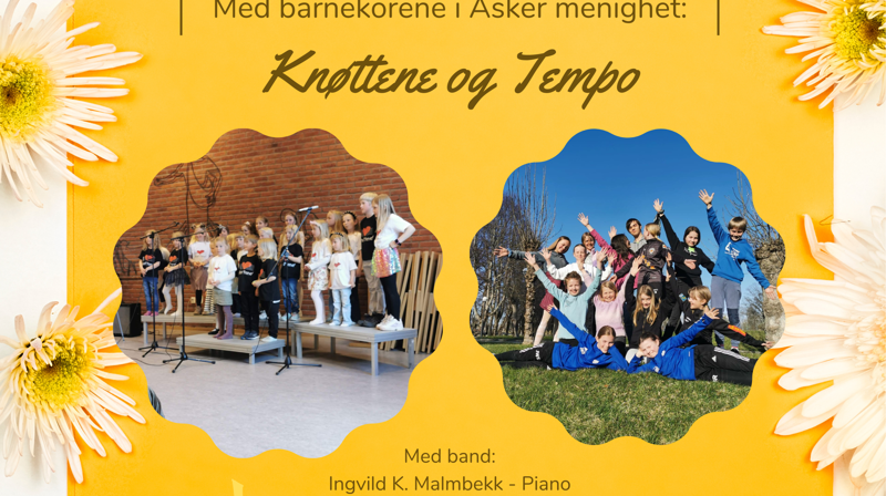 Vårkonsert med Asker kirkes barnekor 10. mai