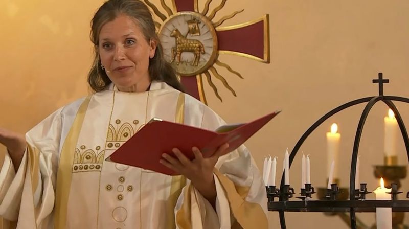 Karoline Astrup i Asker kirke