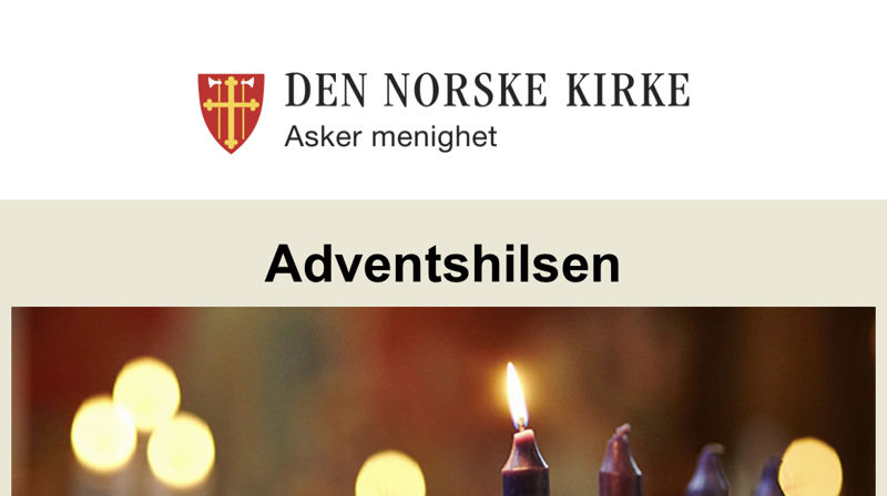 Nyhetsbrev fra Asker menighet
