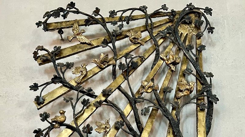 Utsnitt av "Livets tre", laget av Ragnhild Butenschøn.