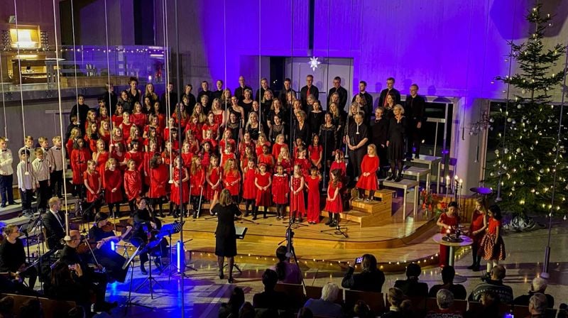 Foto: Fra julekonsertene i Vardåsen kirke 3. søndag i advent 2022. Foto: AKF/John Grimsby