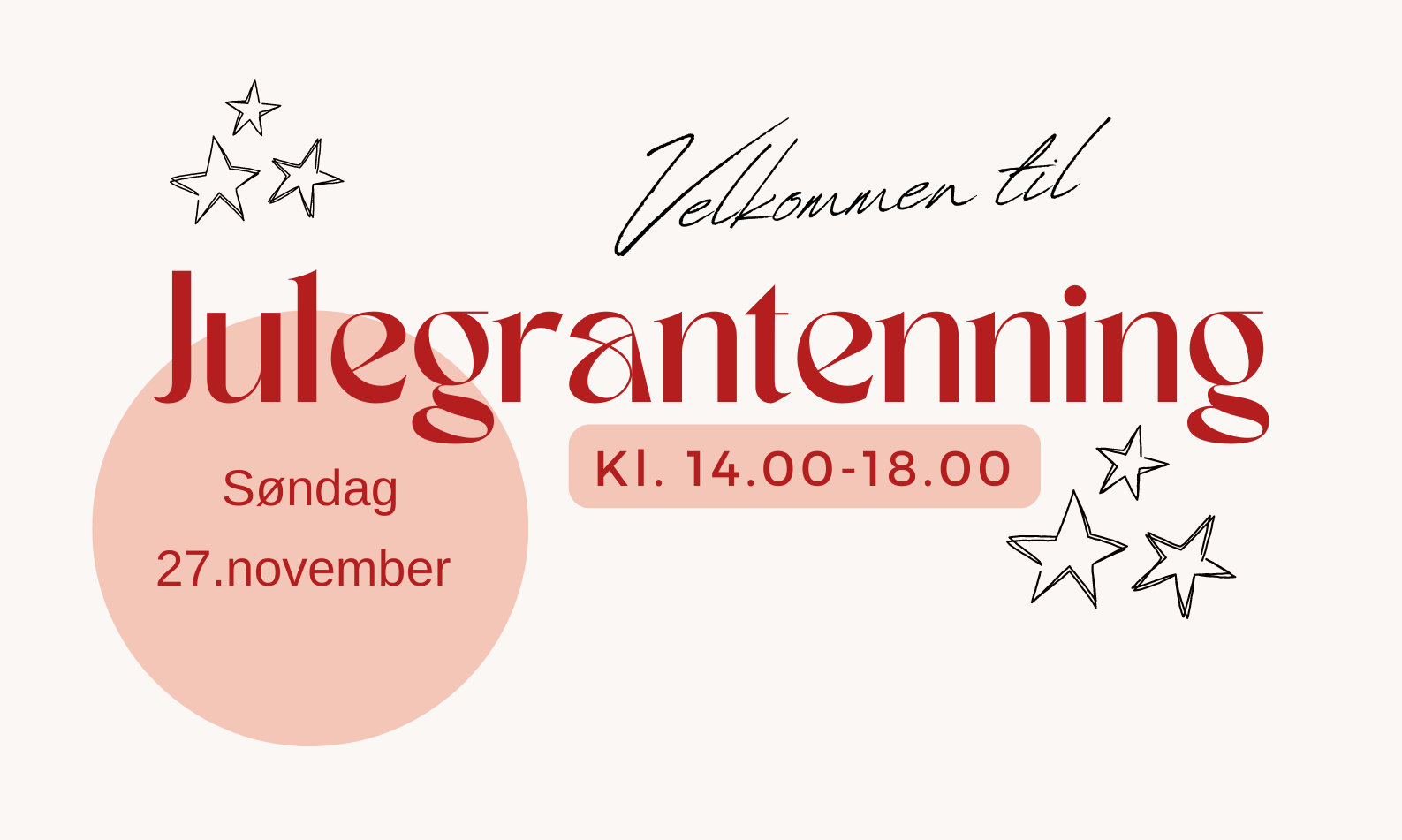 Julegrantenning 1.søndag i advent