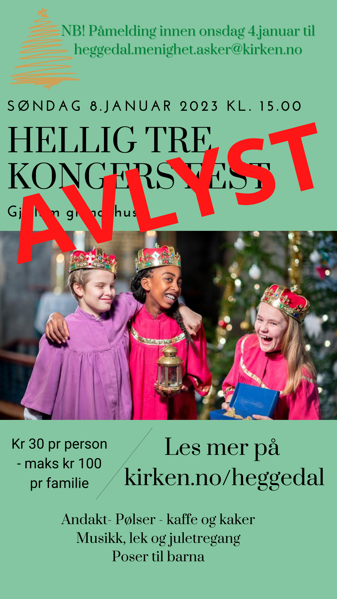 Hellig tre kongers fest 8.januar