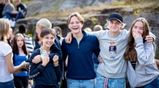 Konfirmanter på leir- Foto: Bo Mathisen