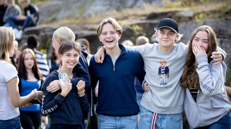 Konfirmanter på leir- Foto: Bo Mathisen