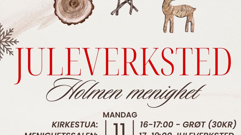 Juleverksted 11. desember