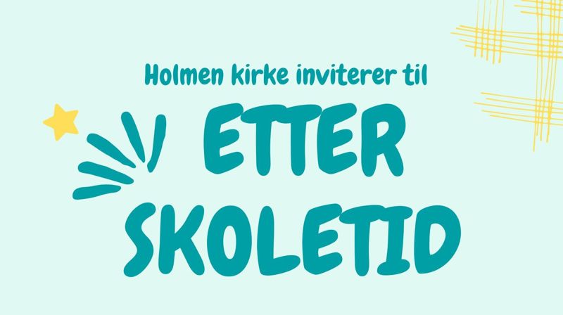 Vi starter opp med Etter skoletid!