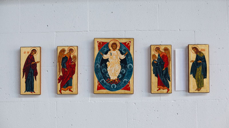 Ikoner fra Holmen kirke.