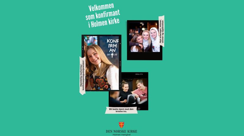 Konfirmasjon 2022 - påmeldingen har åpnet