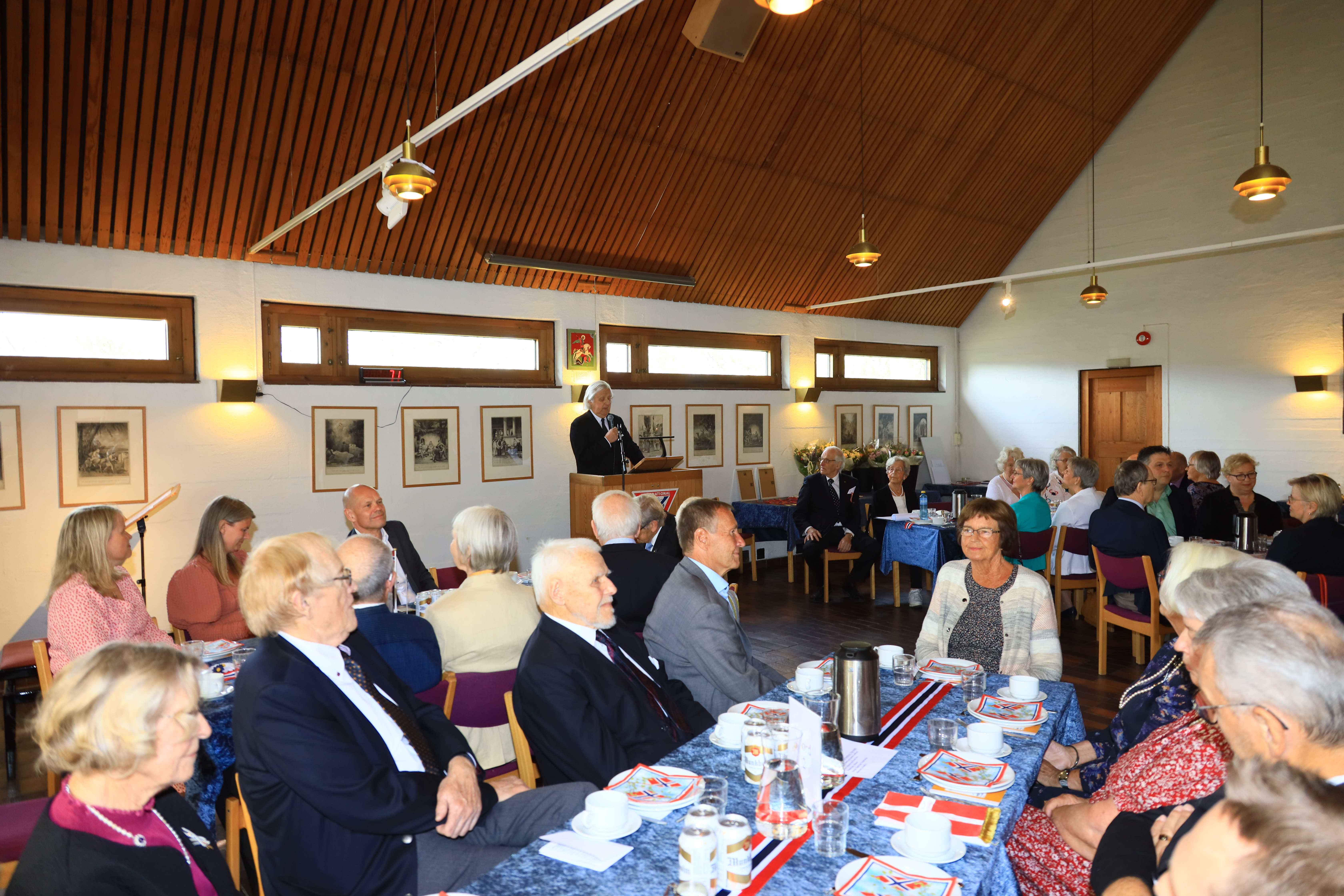 Per Malme ved åpningen av 50-årsjubileet. Foto: Finn E. Brøndal