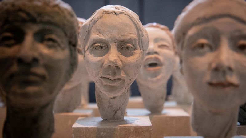 "Under kappen" av Agnes Volent. Foto: Pål A. Berg