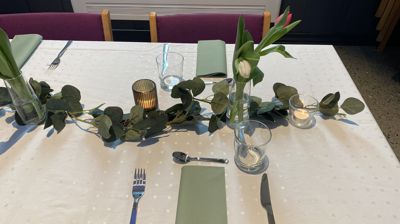 Hurum kirkestue kan leies ut til selskaper, konserter og andre arrangementer. Foto: Jannike Kjuus.