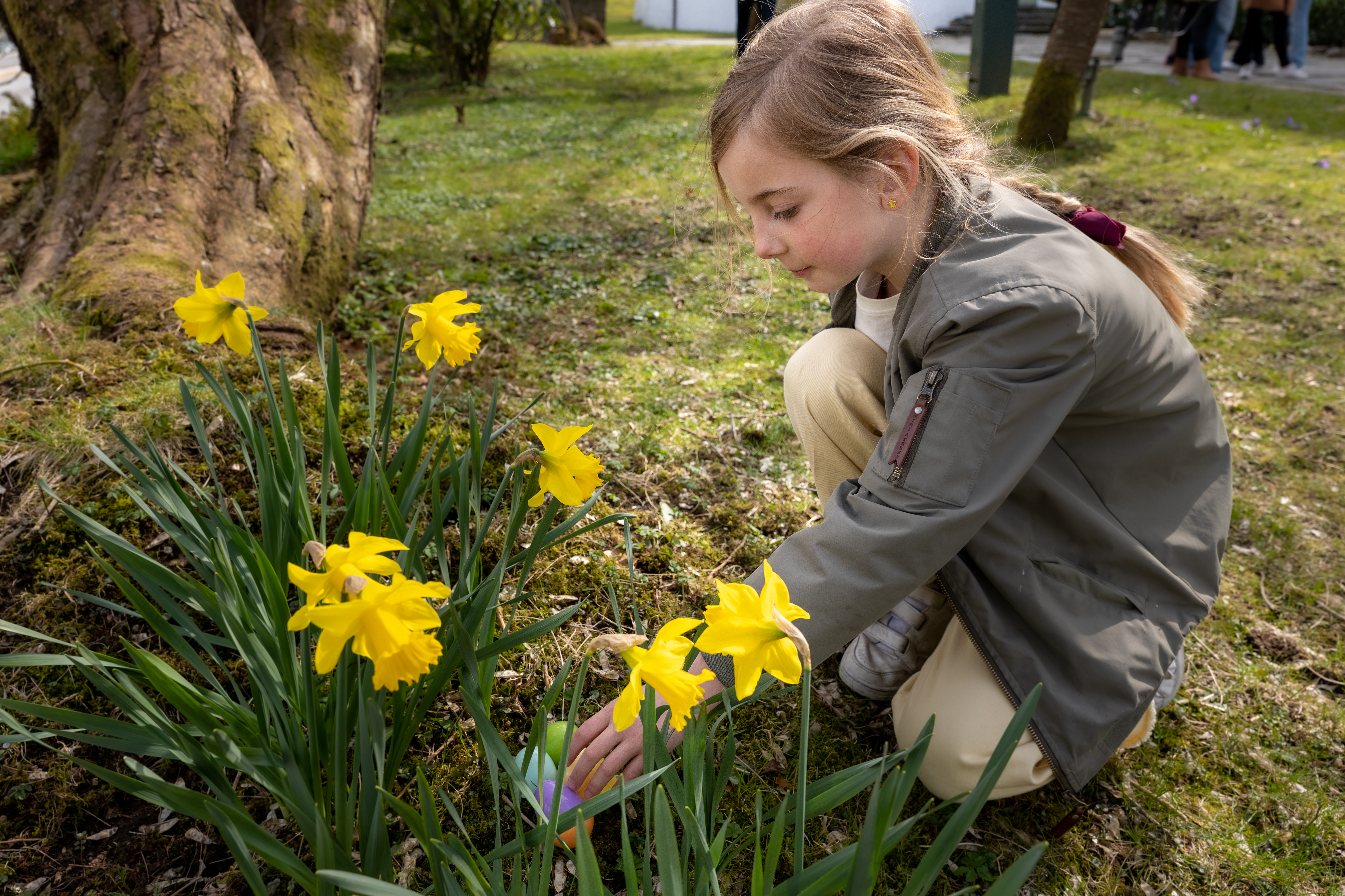Påsketiden i Hurum-kirkene innledes med palmesøndag 13. april i Kongsdelene kirke. Foto: Terje Peersen