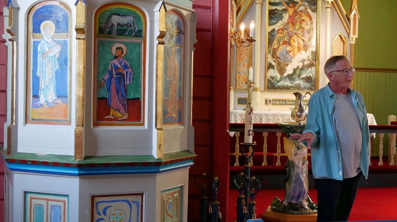 Omvisning i Holmsbu kirke lørdag 8. august