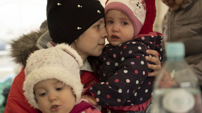 Kirkens nødhjelp er på plass for å hjelpe flyktninger fra Ukraina Foto: Kirkens nødhjelp