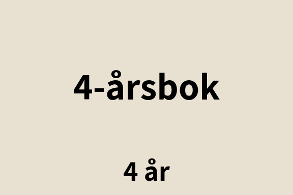 4-årsbok 4 år