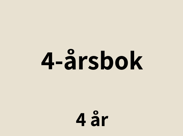 4-årsbok 4 år