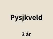 Pysjkveld 3 år