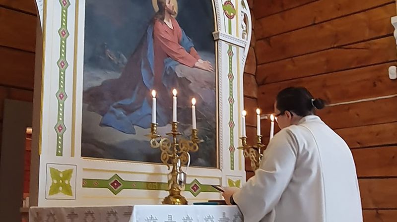 Gudsteneste i Bakka kyrkje