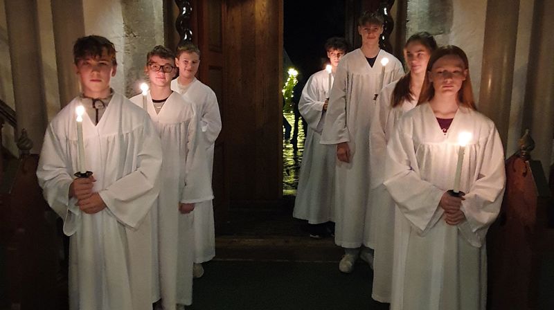 Lysmesser i Flåm kyrkje og Vangen kyrkje