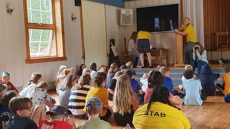 Sommarleir på Nesholmen