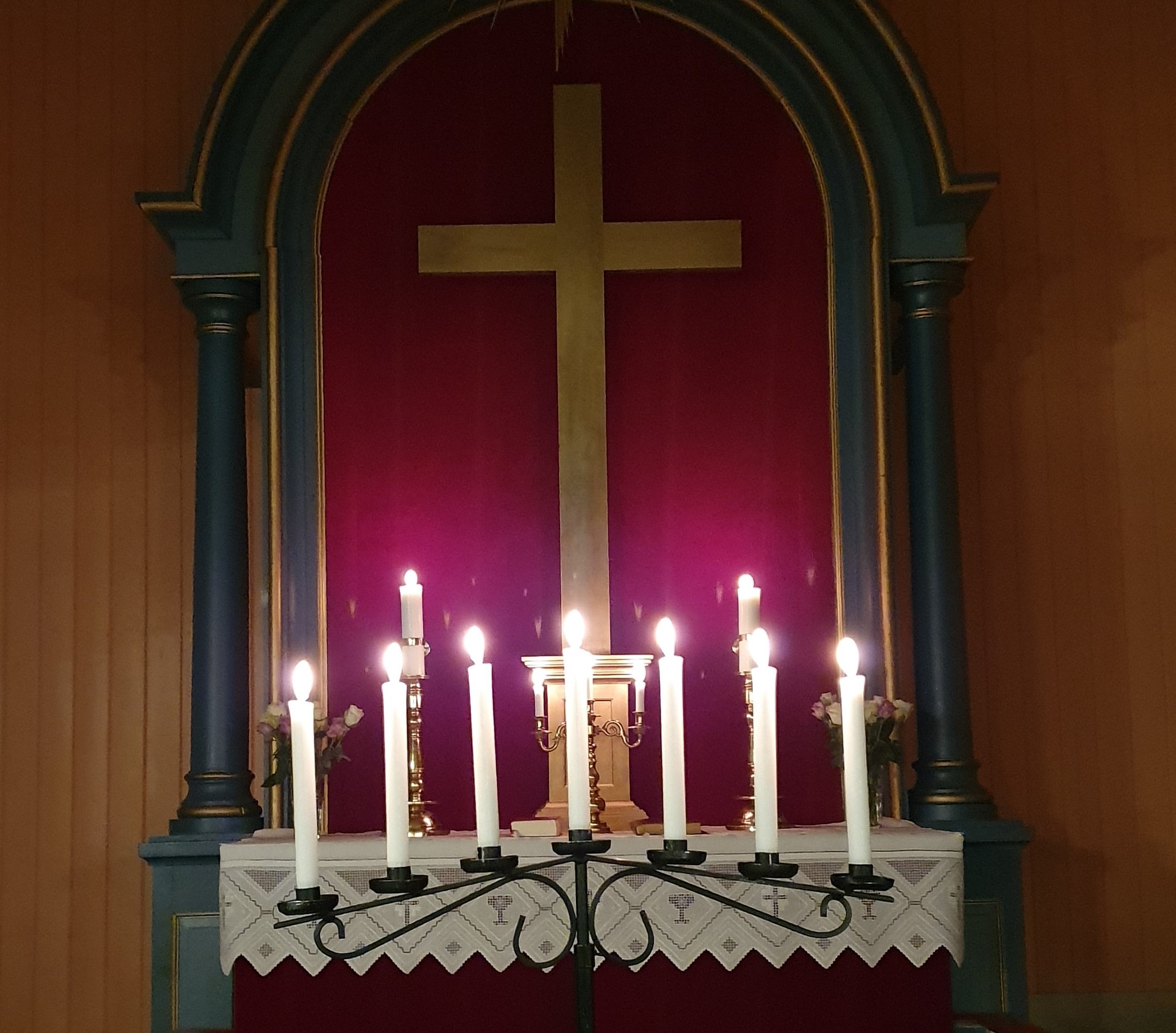 Lysmesse med konfirmantene