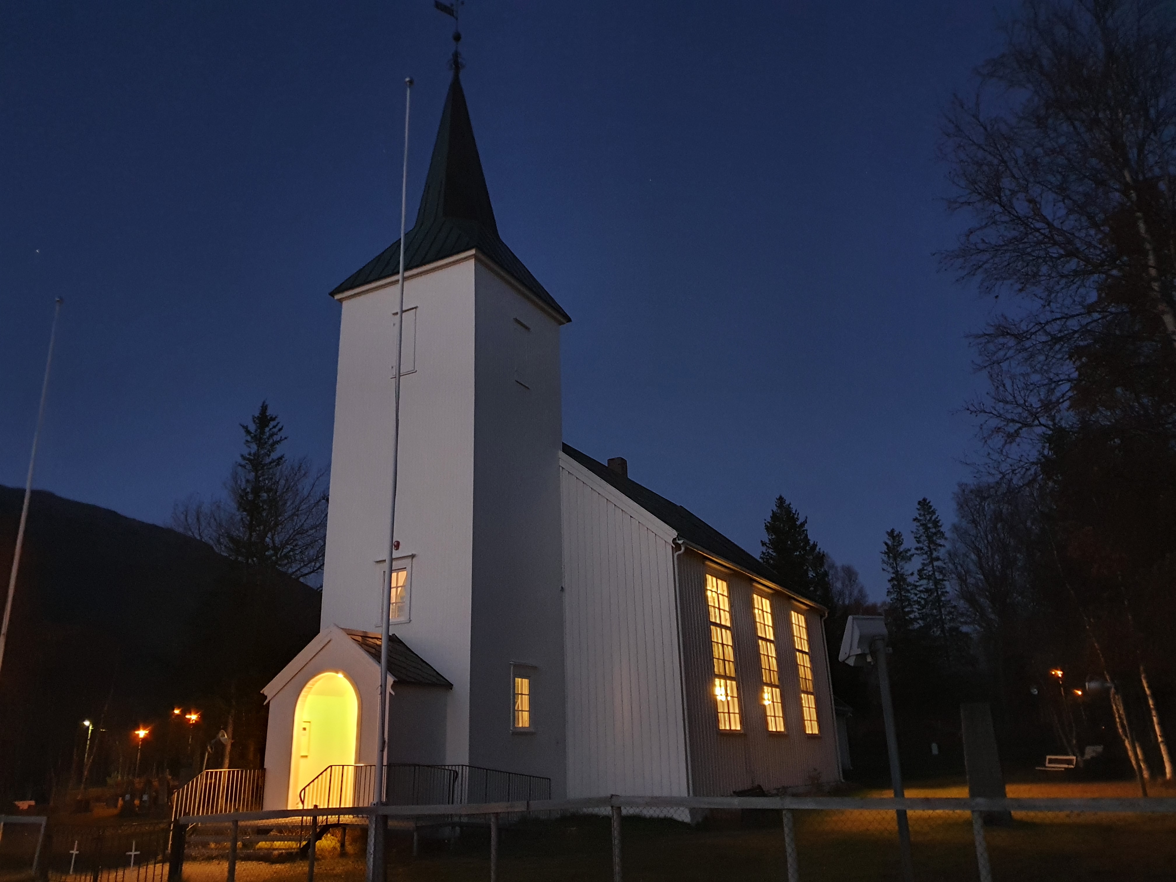 Kveldssamling i Malangen kirke