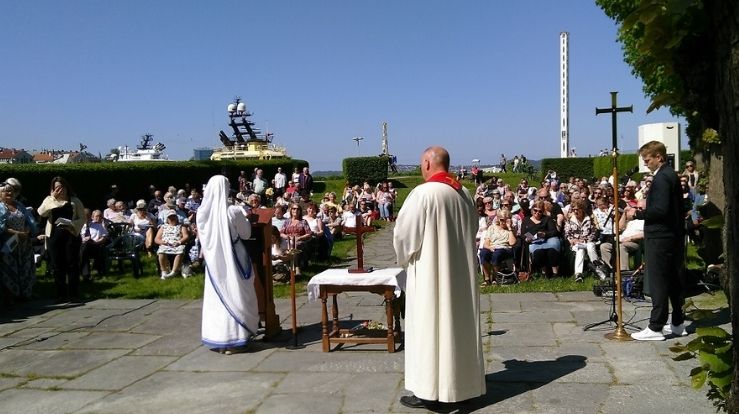 Bildet er fra en økumenisk gudstjeneste i 2018.