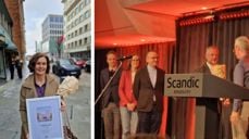 Kirkeverge Mette Svanes med Folkets favoritt-pris og deler av staben i Bergen domkirke menighet mottar bylivsprisen 2025. Gratulerer!