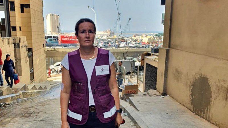 – Vi må stå sammen med den hardt prøvede befolkningen i Libanon, og gjøre det vi kan for å hjelpe, sier Benedicte Næss Hafskjold, Kirkens Nødhjelps landdirektør i Libanon. Foto: Kirkens Nødhjelp / Joakim Elli