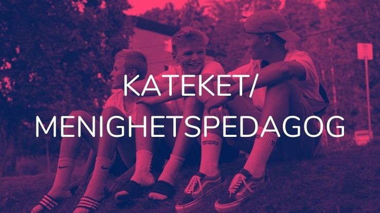 Illustrasjonsbilde av to ungdommer. Illustrasjon for ledig pedagogstilling.