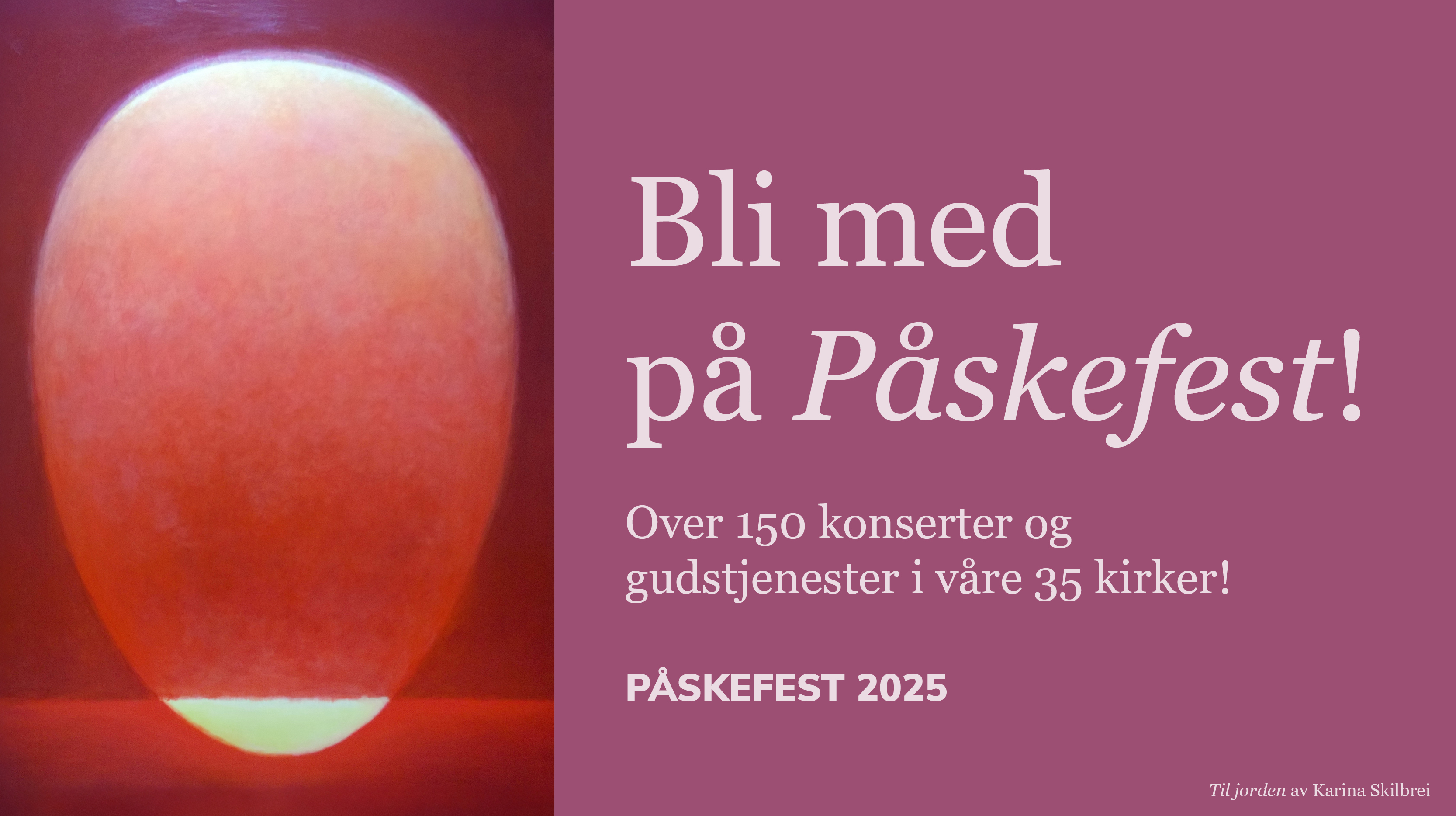Bli med på Påskefest 2025