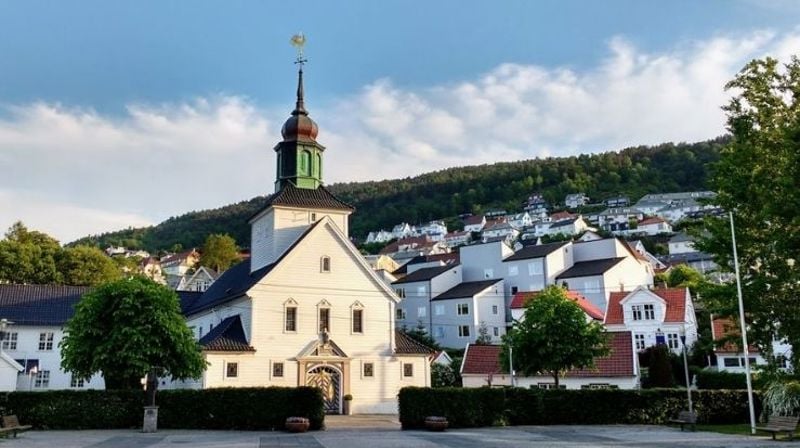 Laksevåg kirke deltar i Damsgårsdagene 2021. Foto: Målfrid Sandvik